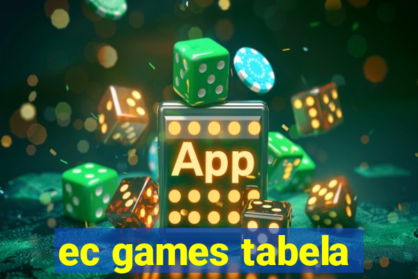 ec games tabela